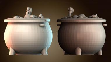 3D модель Котел жутких ведьм (STL)