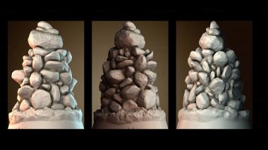 3D модель Настольный маркер Stone Cairn (STL)