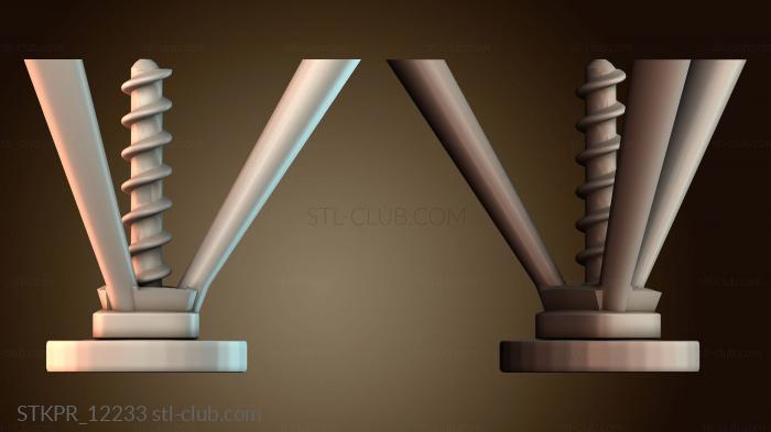 Статуэтки упрощенные Табурет