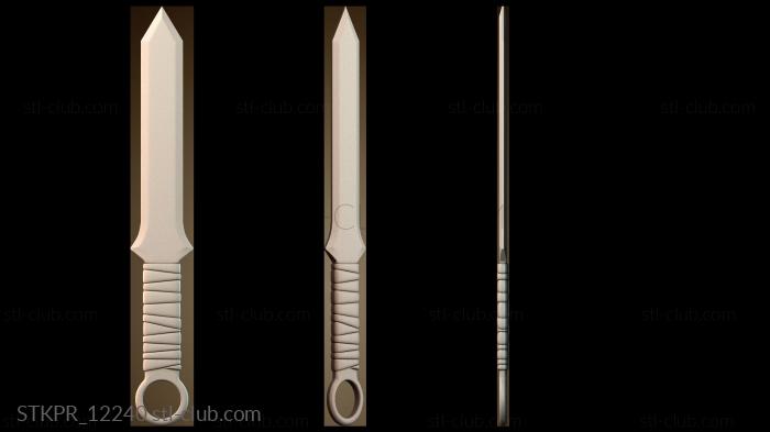 Статуэтки упрощенные Нож ниндзя