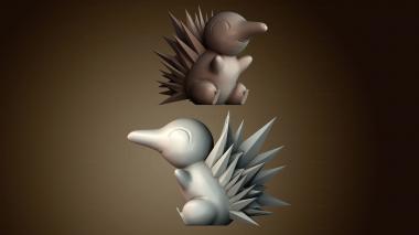 3D модель Покемон Синдаквил (STL)