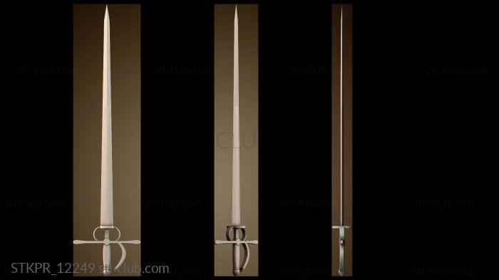 Статуэтки упрощенные Боковой меч