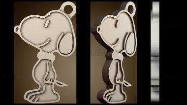 3D модель Брелок Снупи (STL)