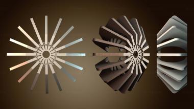 3D модель Абажур волновой формы (STL)