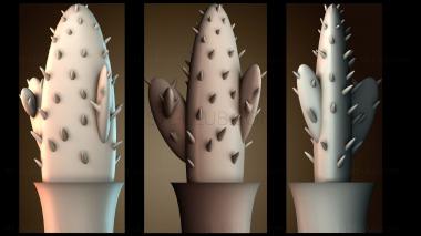 3D модель Кактус (STL)