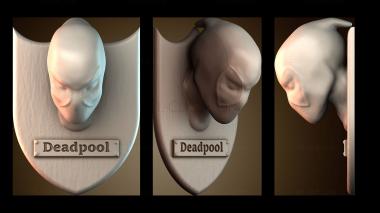 3D модель Трофей Дэдпула (STL)