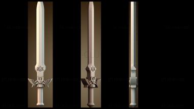 3D модель Мастерская ручка меч (STL)