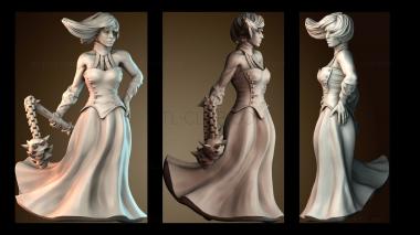 3D модель Мисс Викэр (STL)