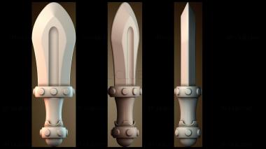 3D модель Детская погремушка меч (STL)