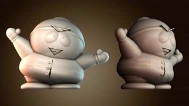 3D модель Картман коп (STL)