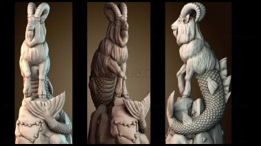 3D модель Энки Козерог (STL)