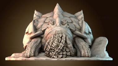 3D модель Боги Аахина Туру, Отец Ракушек (STL)