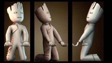 3D модель Groot phone holde (STL)