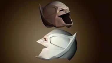 3D модель Шлем Бэтмена (STL)