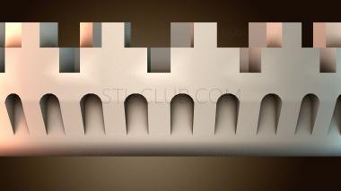 3D модель Кольцо зубчатой стены (STL)