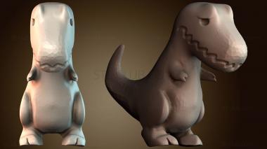 3D модель Clap T Rex Динозавр (STL)