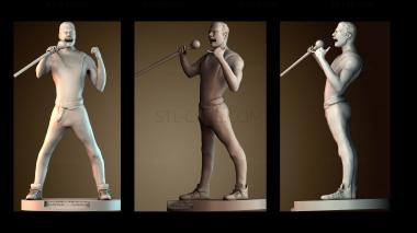 3D модель Фредди Меркьюри (STL)