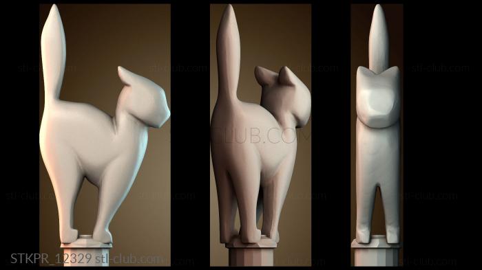 Статуэтки упрощенные Кот, совместимый с LEGO