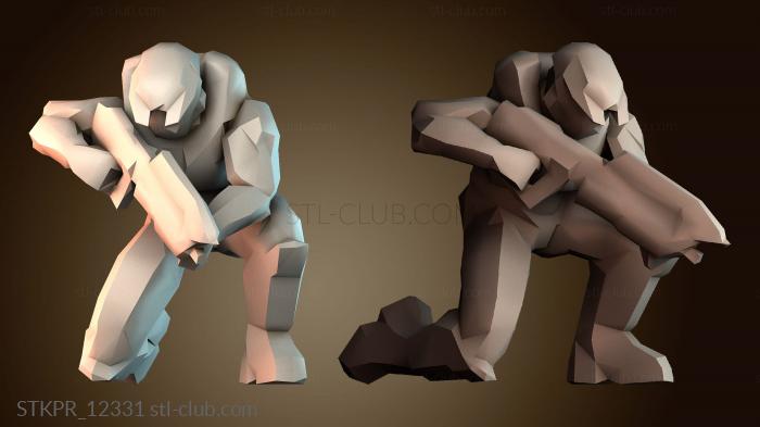 Статуэтки упрощенные Чайный пакетик Master Chief CE