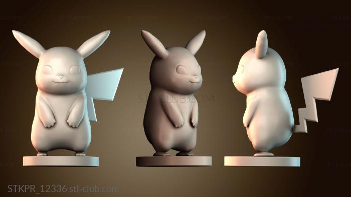 Статуэтки упрощенные Пикачу