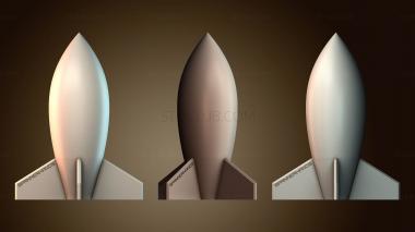 3D модель Простая ракета Spannerhands (STL)