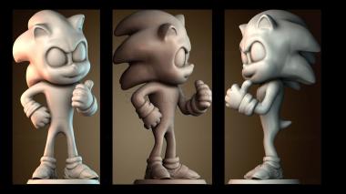 3D модель Соник (STL)