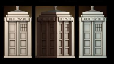 3D модель Корабль ТАРДИС (STL)