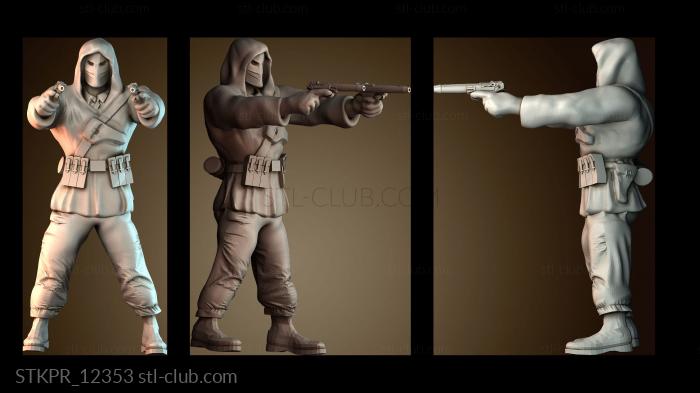 Статуэтки упрощенные Axis Masked Assassin Cyberpunk