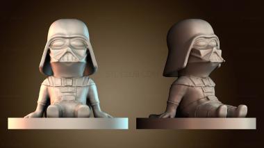 3D модель Дарт Вейдер Чиби (STL)