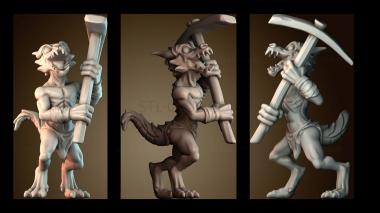 3D модель Кирка кобольда (STL)