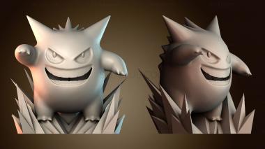 3D модель Покемон Генгар (STL)