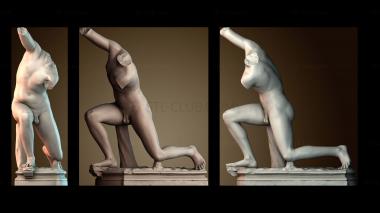 3D модель Человек на коленях (STL)