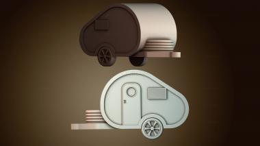 3D модель Брелок для прицепа (STL)