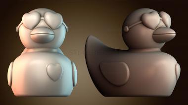 3D модель Утка ко Дню святого Валентина (STL)