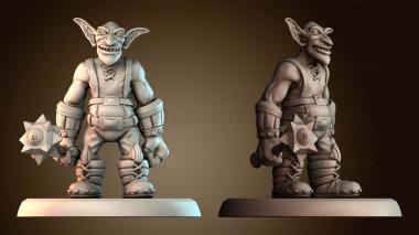 3D модель Гоблин с булавой (STL)