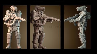 3D модель Тяжелый оружейный дроид (STL)