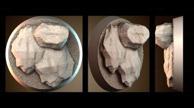 3D модель Каменистая база (STL)