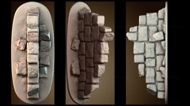 3D модель Разрушенная стена (STL)