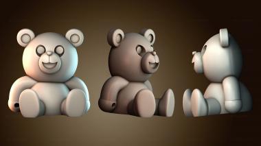 3D модель Плюшевый мишка (STL)