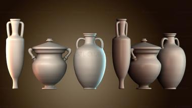 3D модель Образцы амфор (STL)