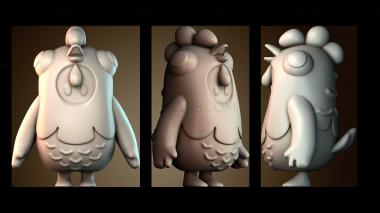 3D модель Курица Fall Guys (STL)