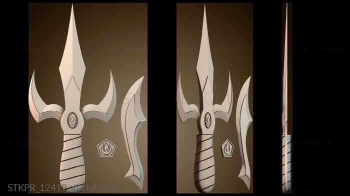 Статуэтки упрощенные Набор оружия Mai