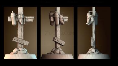 3D модель Могила сталкеров зоны (STL)