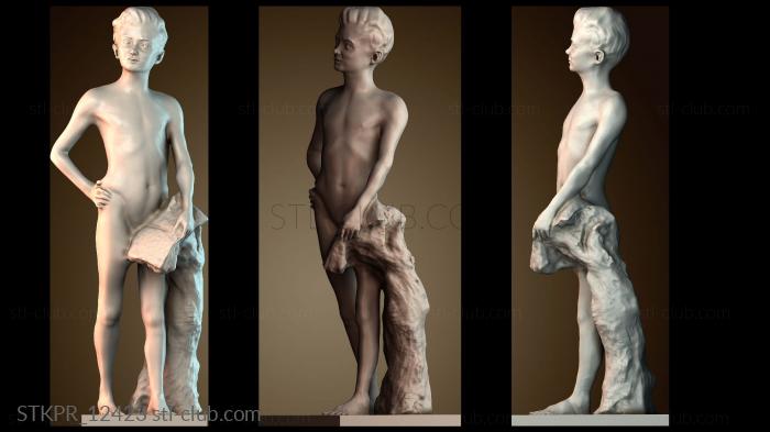 Статуэтки упрощенные Мальчик с книгой