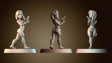 3D модель Черная вдова Женщина (STL)