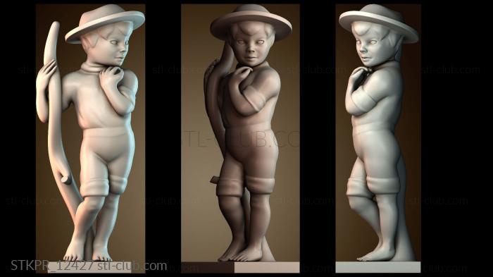 Статуэтки упрощенные Деревенский парень