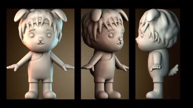 3D модель Собачий мальчик (STL)