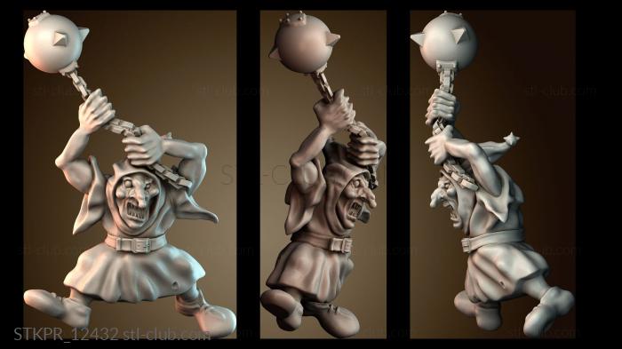 Статуэтки упрощенные Гоблин с мячом