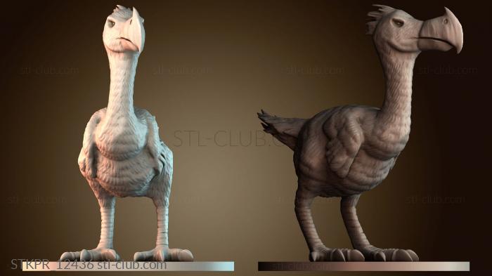 Статуэтки упрощенные Птица с топором клювом