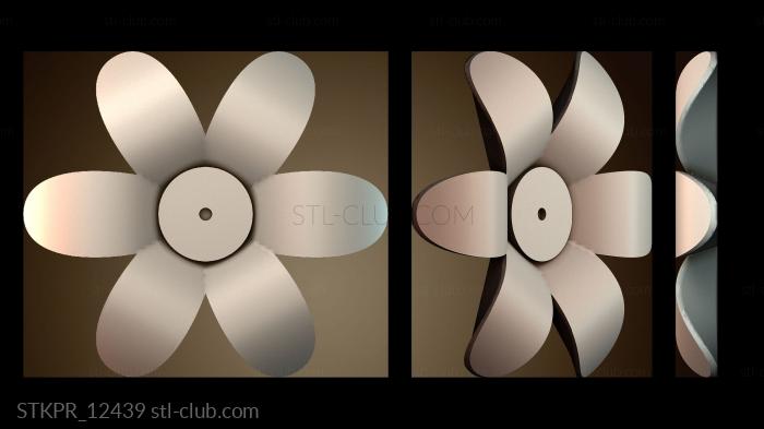 Статуэтки упрощенные Кнопка цветок